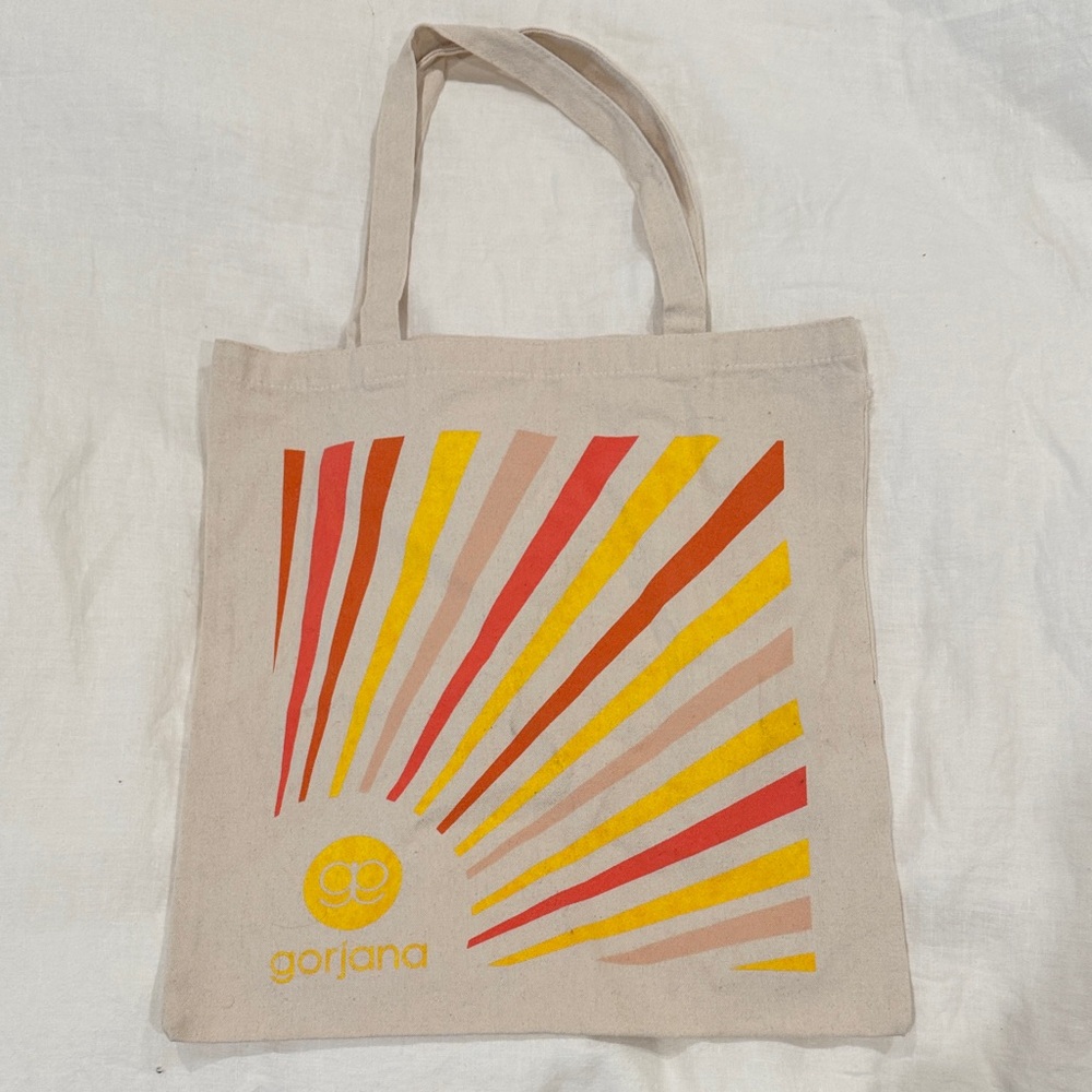 gorjana canvas tote bag